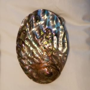 Vintage abalone belt buckle